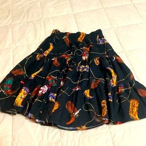Vintage Cowgirl Short Skirt